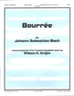 Bouree Handbell sheet music cover